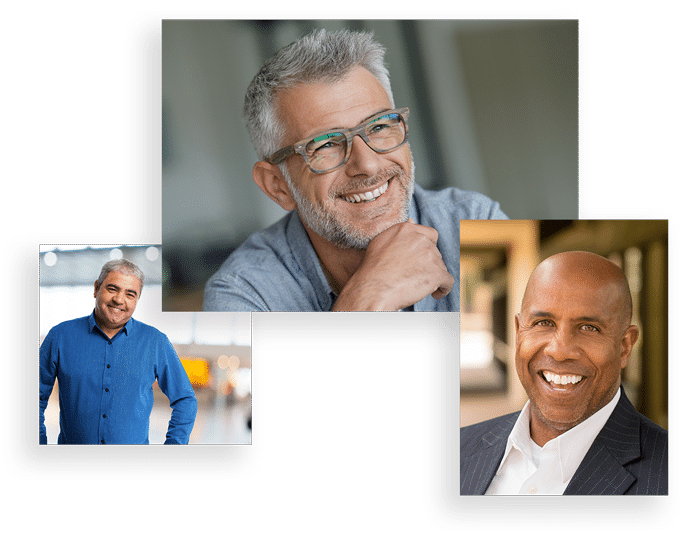 Happy clients after erectile dysfunction treatment